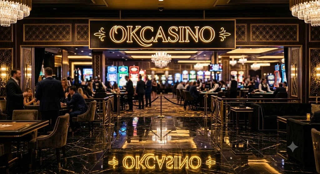 รีวิวหน้าเว็บและบรรยากาศการใช้งานของ OKCASINO คาสิโนออนไลน์